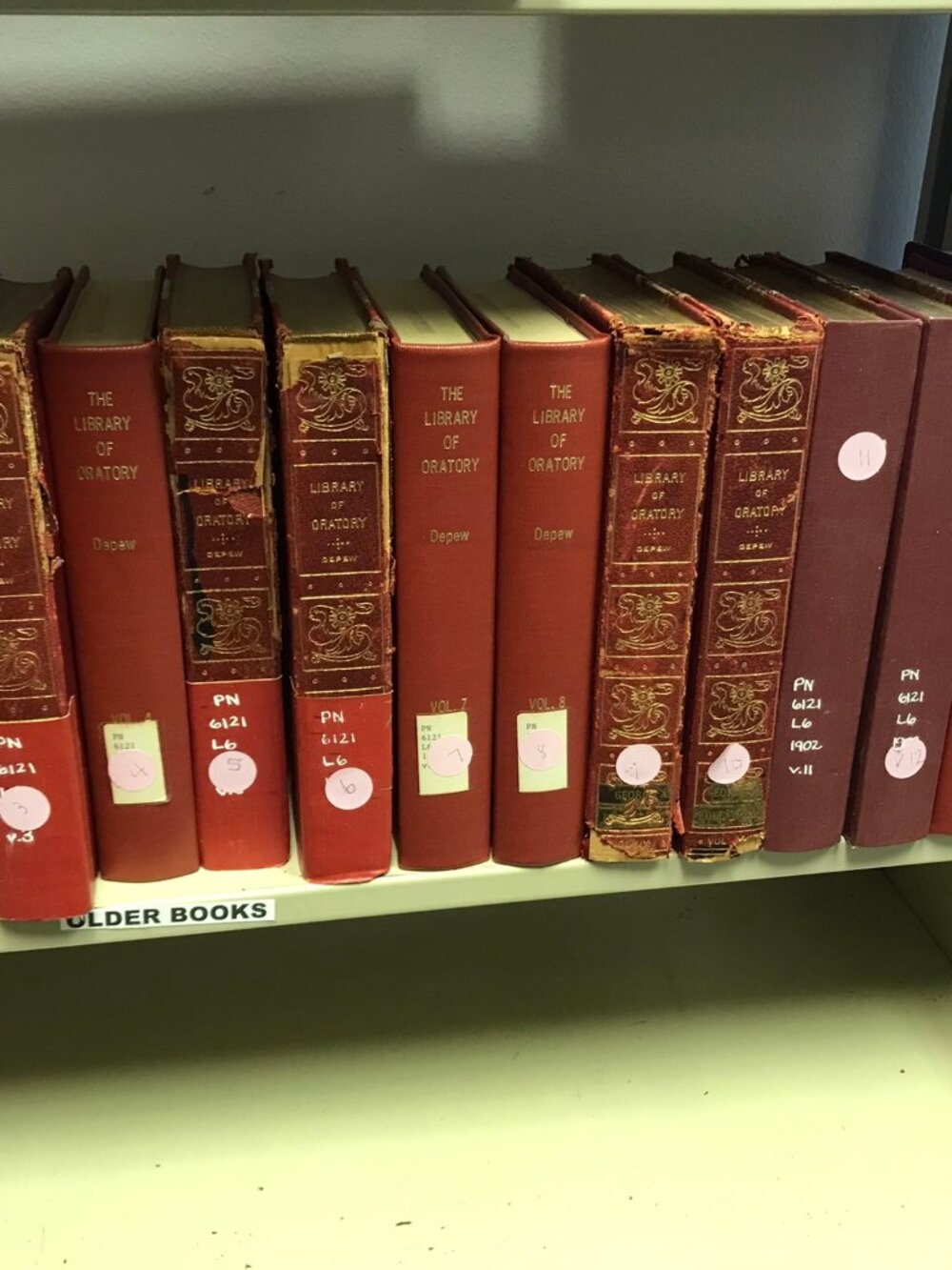 Library of Oratory by Depew Hardcover Set of 15